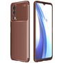 Mobigear Racing Vivo Y72 Hoesje Flexibel TPU Backcover - Bruin
