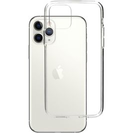 Mobiparts Classic Doorzichtig iPhone 11 Pro Hoesje Flexibel TPU Backcover - Transparant
