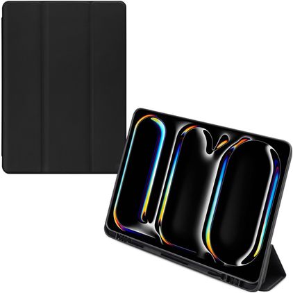Mobilize Solid Folio iPad Pro 13 Inch (2025) Hoes Bookcase - Zwart