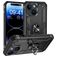 Mobigear Armor Ring iPhone 15 Plus Hoesje Hardcase Backcover Shockproof met Ringhouder - Zwart