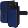 Mobiparts iPhone 17 Pro Max Hoesje Echt Leer Uitneembare 2in1 Bookcase Portemonnee - Blauw