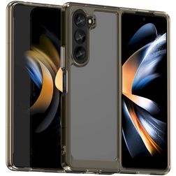 Mobigear Crystal Samsung Galaxy Z Fold 5 Hoesje Hardcase Backcover - Grijs