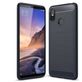 Mobigear Brushed Slim Xiaomi Mi Max 3 Hoesje Flexibel TPU Backcover - Marineblauw