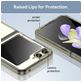Mobigear Crystal Samsung Galaxy Z Flip 5 Hoesje Hardcase Backcover - Transparant / Grijs