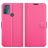 Mobigear Classic Motorola Moto G50 Hoesje Bookcase Portemonnee - Magenta