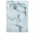 Mobigear Marble Hard Kunststof Paspoort Hoesje - Wit