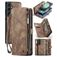 Caseme 008 Samsung Galaxy S23 FE Hoesje Uitneembare 2in1 Bookcase Portemonnee - Bruin