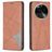 Mobigear Rhombus Slim OPPO Find X6 Pro Hoesje Bookcase - Bruin
