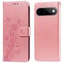Mobigear Flowers Google Pixel 11 Hoesje Bookcase Portemonnee - Roze