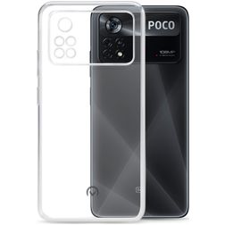 Mobilize Gelly Doorzichtig POCO X4 Pro 5G Hoesje Flexibel TPU Backcover - Transparant