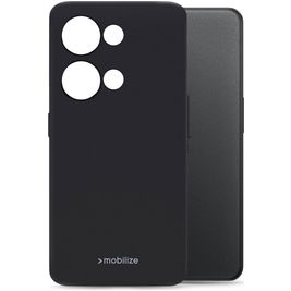 Mobilize Rubber Gelly OnePlus Nord 3 5G Hoesje Flexibel TPU Backcover - Matt Black