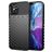 Mobigear Groove iPhone 12 Pro Max Hoesje Flexibel TPU Backcover - Zwart