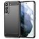 Mobigear Brushed Slim Samsung Galaxy S23 Hoesje Flexibel TPU Backcover - Zwart