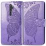 Mobigear Butterfly OPPO A9 (2020) Hoesje Bookcase Portemonnee - Paars