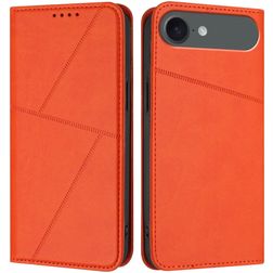 Mobigear Frosted Flip iPhone Air Hoesje Bookcase Portemonnee - Oranje