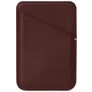 Decoded Card Sleeve Leren Pasjeshouder - 2 Pasjes - MagSafe Compatible - Cinnamon Brown