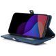 Mobigear Zipper iPhone 14 Hoesje Bookcase Portemonnee - Blauw