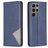 Mobigear Rhombus Slim Samsung Galaxy S23 Ultra Hoesje Bookcase - Blauw