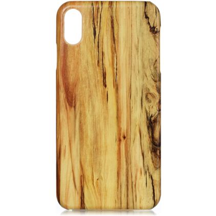 Mobigear Nature iPhone XS Max Hoesje Flexibel TPU Backcover - Elm