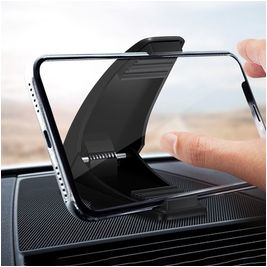 Mobigear Stone Telefoonhouder Auto Dashboard Klem Universeel - Zwart