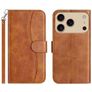 Mobigear S Line iPhone 17 Pro Max Hoesje Bookcase Portemonnee - Bruin