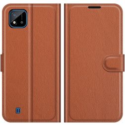 Mobigear Classic Realme C11 (2020) Hoesje Bookcase Portemonnee - Bruin