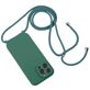 Mobigear Lanyard iPhone 15 Pro Siliconen Hoesje met koord - Groen
