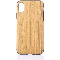 Mobigear Nature iPhone XS Max Hoesje Flexibel TPU Backcover - Rosewood