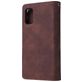 Mobigear Zipper Samsung Galaxy A41 Hoesje Bookcase Portemonnee - Bruin
