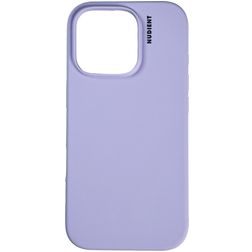 Nudient Base iPhone 16 Pro Max Siliconen Hoesje Backcover - Soft Purple