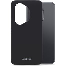 Mobilize Rubber Gelly Honor 400 Pro Hoesje Flexibel TPU Backcover - Zwart