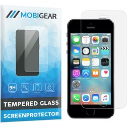 Mobigear iPhone SE (2016) Glazen Screenprotector - Case Friendly