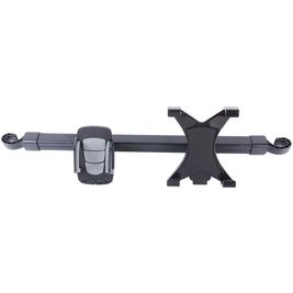 Mobigear Backseat Hoofdsteun Tablet Houder Hoofdsteun Klem Universeel - Zwart