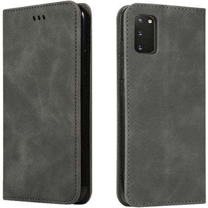 Mobigear Retro Slim Samsung Galaxy S20 Hoesje Bookcase Portemonnee - Grijs