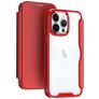 Mobigear Smart Fit iPhone 15 Pro Max Hoesje Hardcase Bookcase - Rood