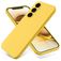 Mobigear Rubber Touch Samsung Galaxy S24 FE Siliconen Hoesje Backcover - Geel