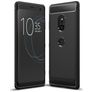 Mobigear Brushed Slim Sony Xperia XZ3 Hoesje Flexibel TPU Backcover - Zwart