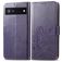 Mobigear Clover Google Pixel 6a Hoesje Bookcase Portemonnee - Paars