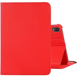Mobigear DuoStand iPad Mini 7 (2024) Hoes Draaibare Bookcase - Rood