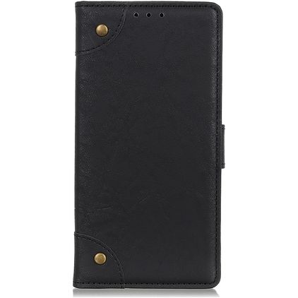 Mobigear Ranch Xiaomi Redmi 9A Hoesje Bookcase Portemonnee - Zwart