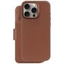 Decoded Detachable Wallet iPhone 16 Pro Max MagSafe Hoesje Echt Leer Uitneembare 2in1 Bookcase Portemonnee - Tan