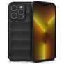 Mobigear Bumpy iPhone 14 Pro Hoesje Flexibel TPU Backcover - Zwart