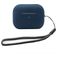 Mobigear Lanyard Apple AirPods Pro 2 Hoesje Flexibel Siliconen - Donkerblauw