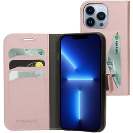 Mobiparts Classic Wallet iPhone 13 Pro Hoesje Bookcase Portemonnee - Roze