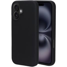 Mobiparts iPhone 16 Siliconen Hoesje Backcover - Zwart Mobiparts iPhone 16 Siliconen Hoesje Backcover - Zwart