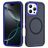 Mobigear Rugged Mag iPhone 16 Pro MagSafe Hoesje Hardcase Backcover Shockproof - Marineblauw