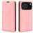 Mobigear Retro Slim iPhone 17 Pro Hoesje Bookcase Portemonnee - Roze