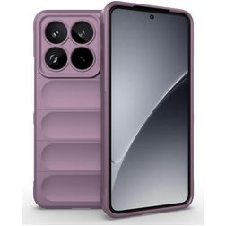 Mobigear Bumpy Xiaomi 15 Pro Hoesje Flexibel TPU Backcover - Paars