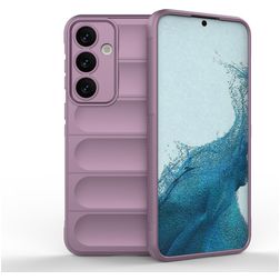 Mobigear Bumpy Samsung Galaxy S24 Plus Hoesje Flexibel TPU Backcover - Paars