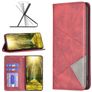 Mobigear Rhombus Slim Realme C31 Hoesje Bookcase - Rood